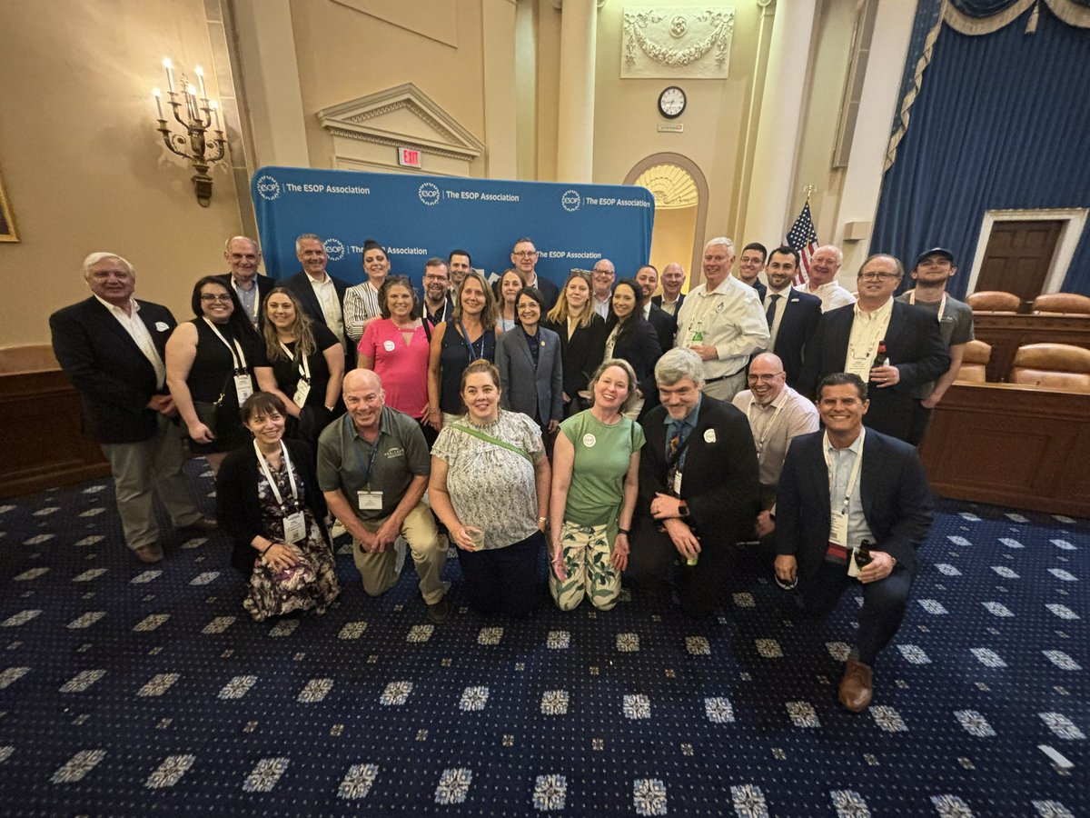 Big night at the <a href="/ESOPAssociation/">The ESOP Association</a> Congressional Reception! The <a href="/EsopNe/">NE Chapter ESOP</a> chapter was front and center with VT Congresswoman <a href="/BeccaBalintVT/">Becca Balint</a>! #TEANational24 #esops #employeeownership