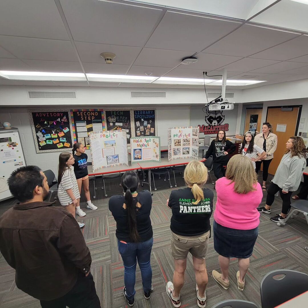 Our 6th grade Marauders are gearing up to present their amazing work to state representatives in the capitol rotunda tomorrow, May 9th. They've been practicing hard with our district office team, and we can't wait to see them shine! #MAChasPRIDE #PROUD2B… instagr.am/p/C6uhMtZNEO4/