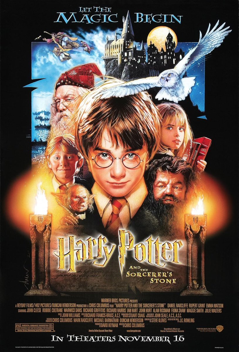 📽️Harry Potter And The Sorcerer's Stone (2001)🎥 FamilyShield Rated G (Suitable for all ages, with ⭐️no sexual content, ⭐️no LGBTQ+ content, ⭐️no woke content, minimal rude behaviors, and no bad language.)#WarnerBrosPictures #family #MaxTV #Peacock #HarryPotter ℹ️Great movie