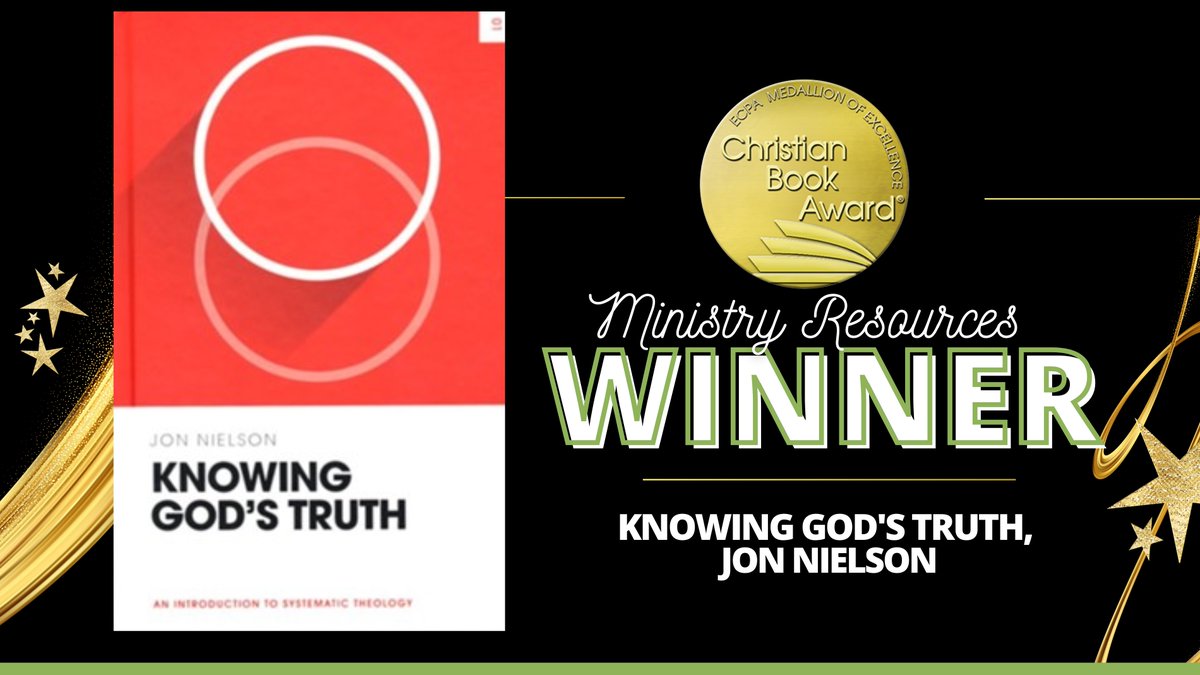 Congrats to Jon Nielson for winning the Ministry Resources #ChristianBookAward for Knowing God's Truth. ChristianBookAwards.com #ReadGoodBooks <a href="/crossway/">Crossway</a> <a href="/jonnielson/">Jon Nielson</a>