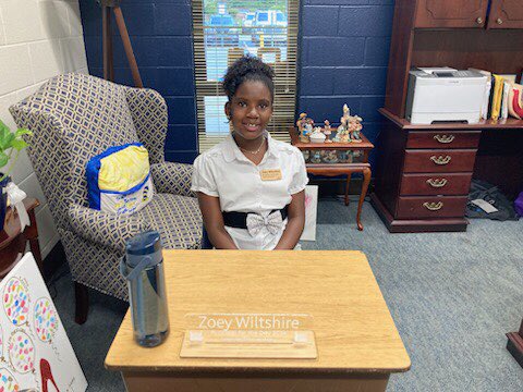 Congratulations to our Principal of the day Winner Zoe. She helped raise the most donations during our Running of the Vikings. We are grateful for her hard work and spending the day with the administration.