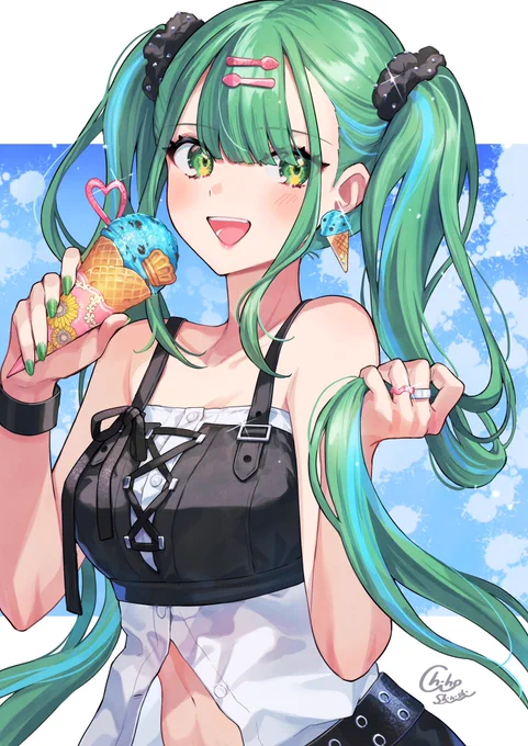 #アイスクリームの日 チョコミント派
