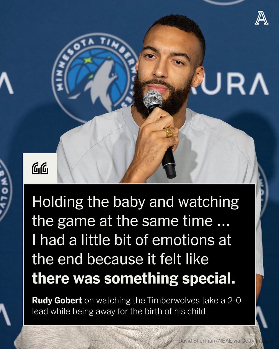 It was an eventful 24 hours for Rudy Gobert! Gobert celebrated the arrival of his first child, witnessed his team take a 2-0 lead against the Nuggets, and secured his fourth DPOY award 💪