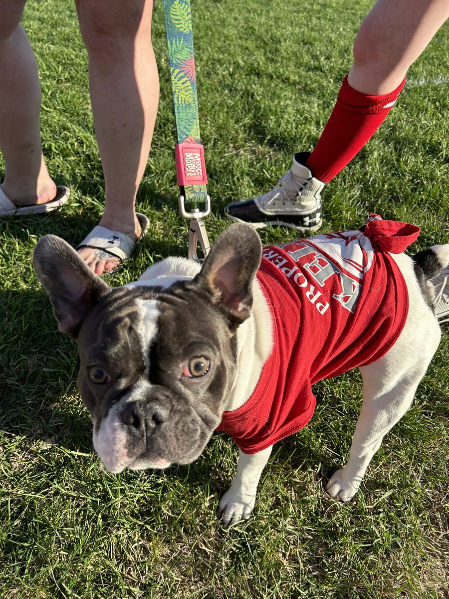 Met this kid, Hooper, at my kid’s rugby match