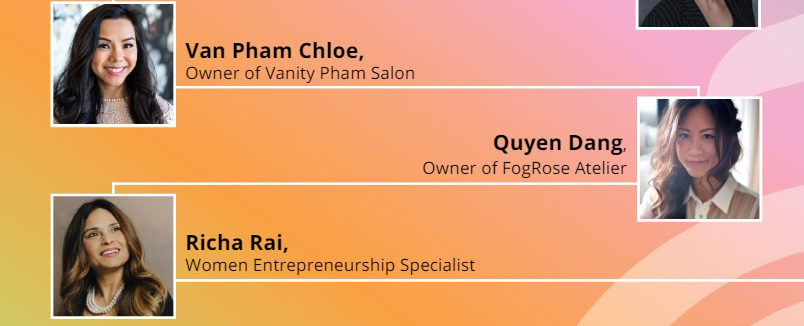 Cultural Conversations presents Economic Empowerment: Women Leading in Business on May 20, 6:30 p.m. at Lake Hills Village. Refreshments provided. Speakers include financial advisor Miwa Leick and FogRose Atelier owner Quyen Dang. Register at tinyurl.com/3ybxchfn