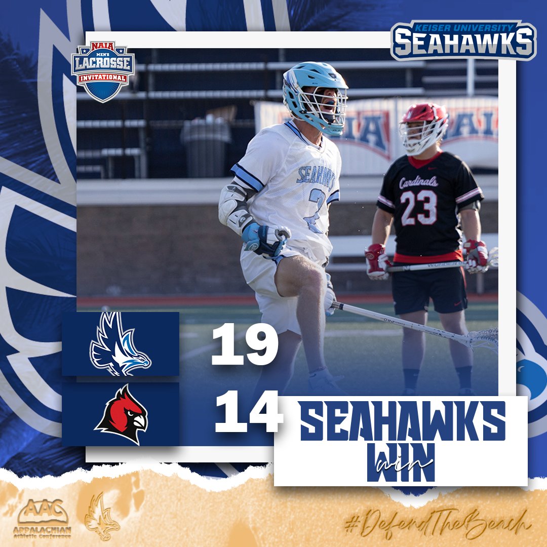 Seahawks are moving on to the NAIA semifinal!!

Goals: Cerasuolo (6)
Points: Cerasuolo (8)
Assists: Rundle (4)
Saves: Green (11)

#DefendTheBeach #24in24