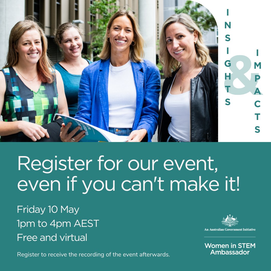 Women in STEM Ambassador (@womeninstemau) on Twitter photo Join us for tomorrow's virtual event.
Discover insights and impactful stories from our expert speakers. Explore practical ways to foster inclusive and equitable #STEMEducation and workplaces.
Can't attend live? Register anyway to receive the recording: events.peanutproductions.com.au/wisa_impact_an… Join us for tomorrow's virtual event.
Discover insights and impactful stories from our expert speakers. Explore practical ways to foster inclusive and equitable #STEMEducation and workplaces.
Can't attend live? Register anyway to receive the recording: events.peanutproductions.com.au/wisa_impact_an…