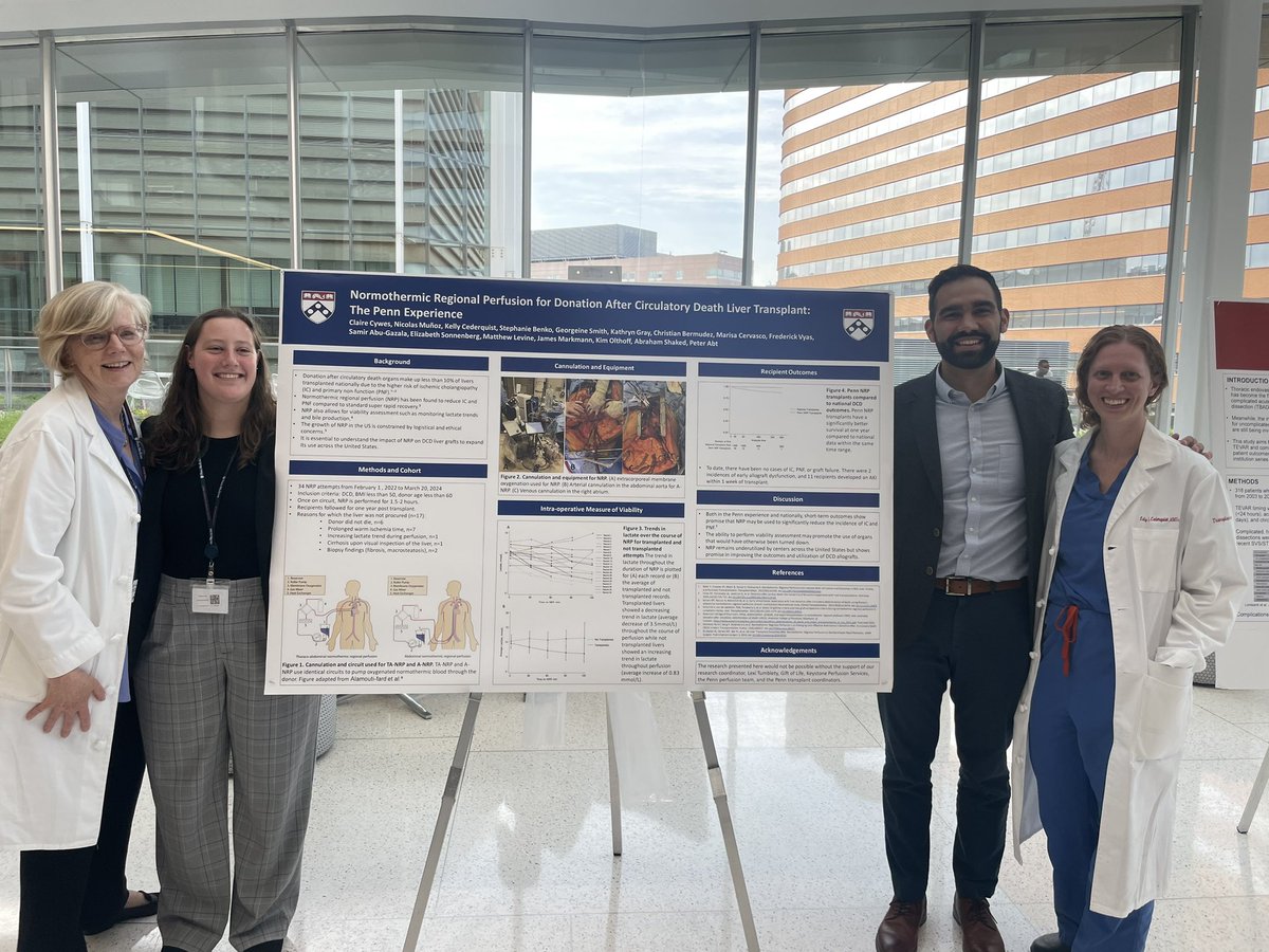 mackenzieaburke's tweet photo. Excited to be a part of the @APPennMed &amp; @Penn_Transplant representation at the 2nd Annual Ali Naji Research Day! @pennsurgery https://t.co/Nxho3ppvHM