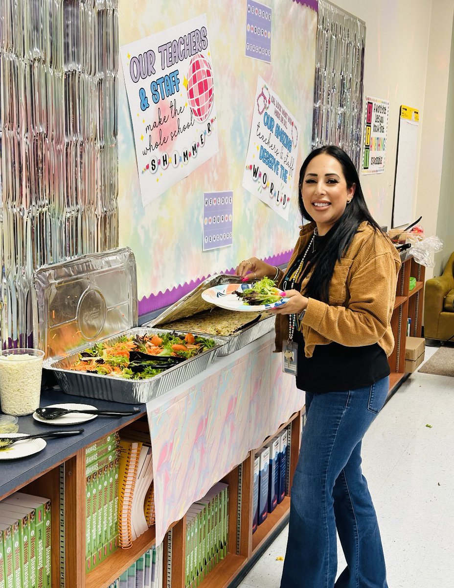 Day 3 of Teacher Appreciation Week: Our amazing teachers and staff were treated to a delicious BBQ feast thanks to the generous donation from <a href="/JonBonnell/">Jon Bonnell</a> Thank you for your support in making this week special for our teachers! <a href="/dbenavidez2/">Dorene Benavidez, PhD</a> <a href="/ameliacortes23/">Amelia Cortes</a> <a href="/BPerez_ADC/">Benjamin Perez</a>