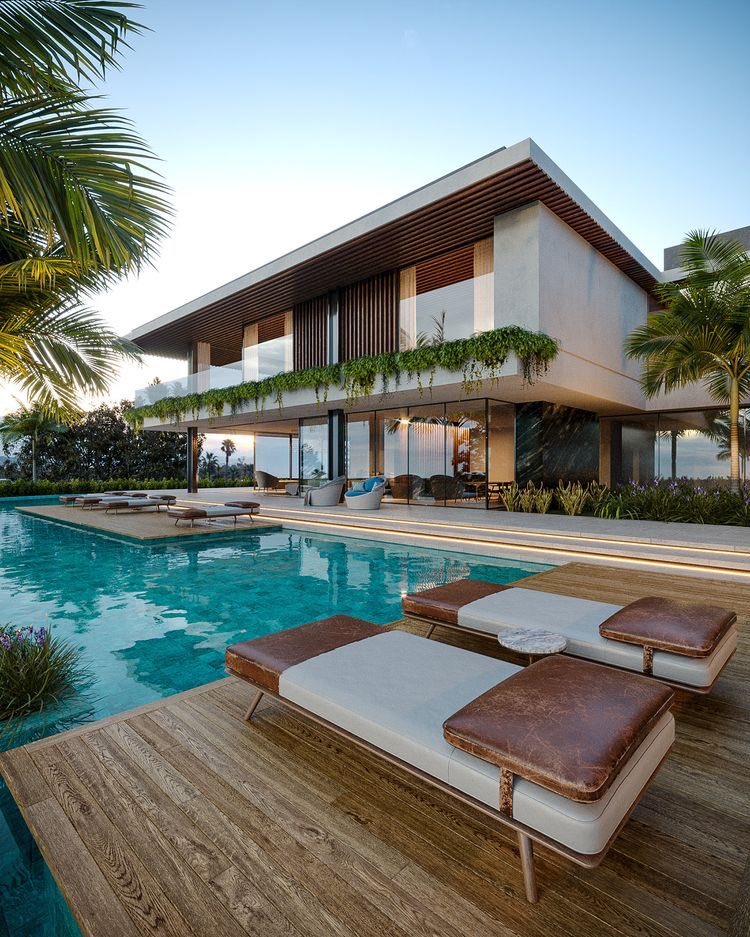 HOUSEPORN___'s tweet photo. Dream villa. https://t.co/kbEJLBaTIl