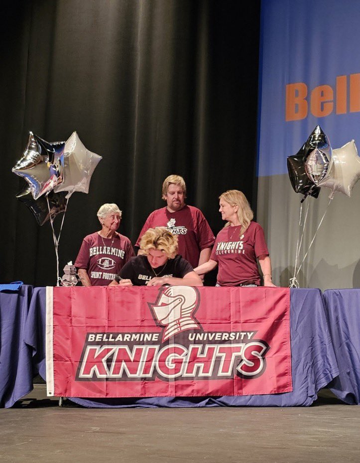 Bellarmine Sprint Football (@buknightsfb) on Twitter photo πΎπππππ π
πΎπππππ β
π―ππππππππ π
We would like to introduce, <a href="/jj_luethje/">Jj Luethje</a>
to the Bellarmine Community and congratulate him on signing! #FootballFamily #SwordsUp βπ πΎπππππ π
πΎπππππ β
π―ππππππππ π
We would like to introduce, <a href="/jj_luethje/">Jj Luethje</a>
to the Bellarmine Community and congratulate him on signing! #FootballFamily #SwordsUp βπ