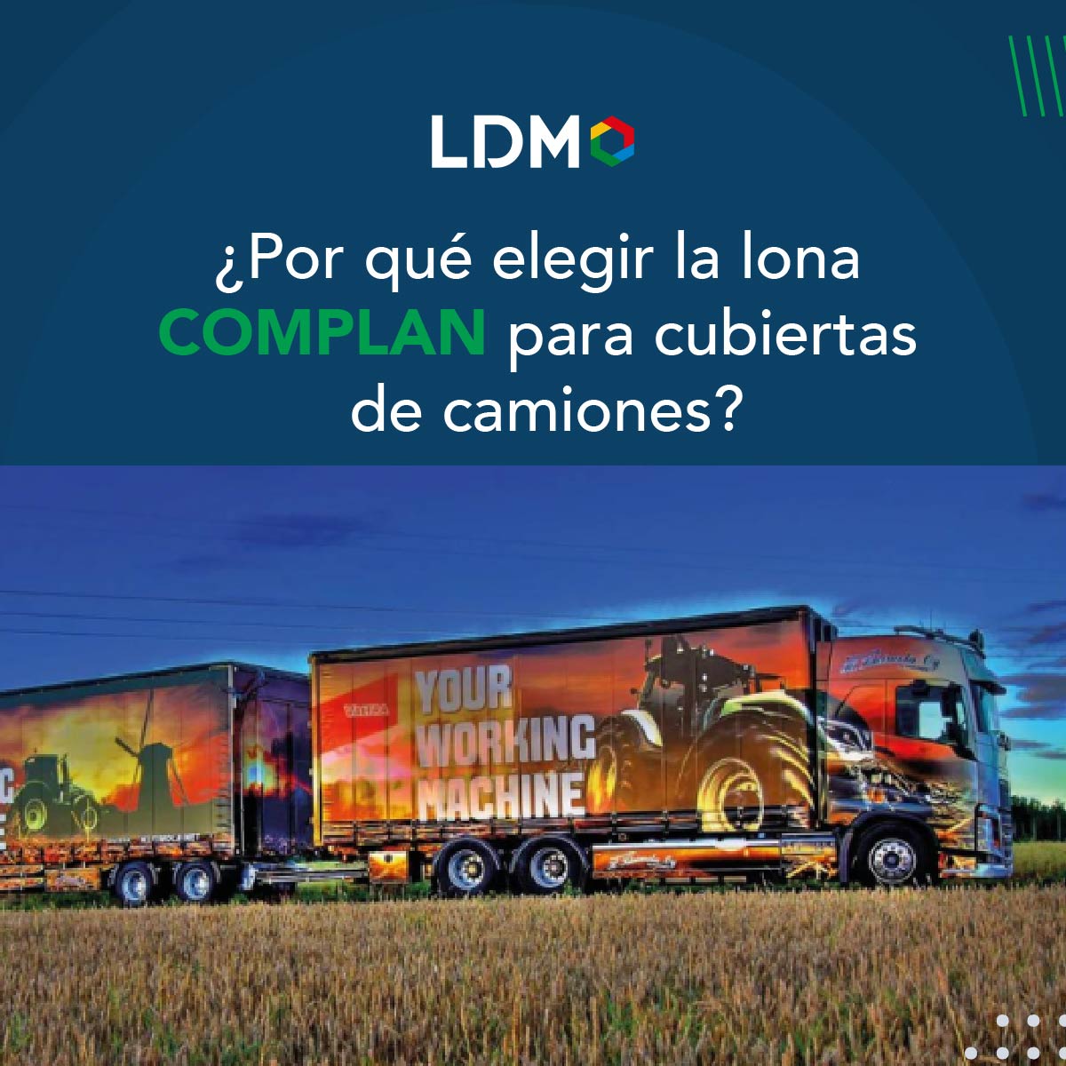 LDMdistribuidor's tweet image. ¿Por qué elegir la lona Complan para cubiertas de camiones?💪
Con su resistencia a la intemperie y durabilidad, la #LonaParaCamiones #Complan garantiza que tu carga esté protegida en todo momento. hubs.ly/Q02wCCbP0
Whatsapp: hubs.ly/Q02wCBwm0

#ProtecciónDeCargas
