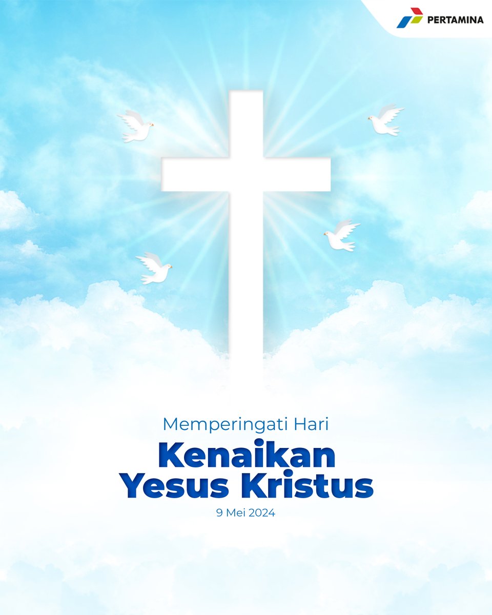 Selamat Hari Kenaikan Yesus Kristus. Kedamaian hadir dalam suasana penuh kasih. Semoga selalu diberkati dengan cinta kasih-Nya yang selalu mendampingi dan menguatkan kita. #KenaikanYesusKristus #EnergizingYou