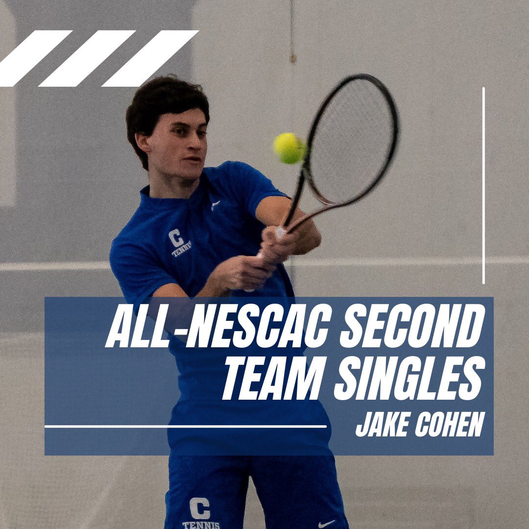 NESCAC awards are out and Joey Barrett was named First Team Singles and Jake Cohen was named Second Team Singles! Congrats guys and so well deserved! 

#gomules
