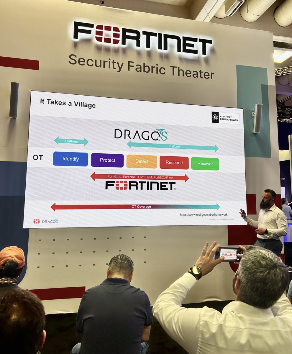 Our #FabricReady partners are taking the stage at our #SecurityFabric Theater to share how they are building on to #Fortinet products and solutions to help customers get even MORE value from their security deployments. 🔐 Stop by tomorrow at #RSAC! 👇 ftnt.net/6015jUIy9