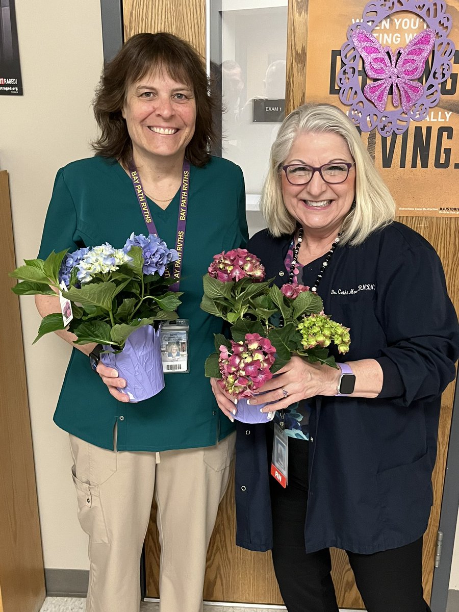 Happy Nurses’ Day to our main health care providers at BP!  You two are amazing and make a difference every day.  #NationalNursesDay @BayPathSuper #DifferenceMakers
