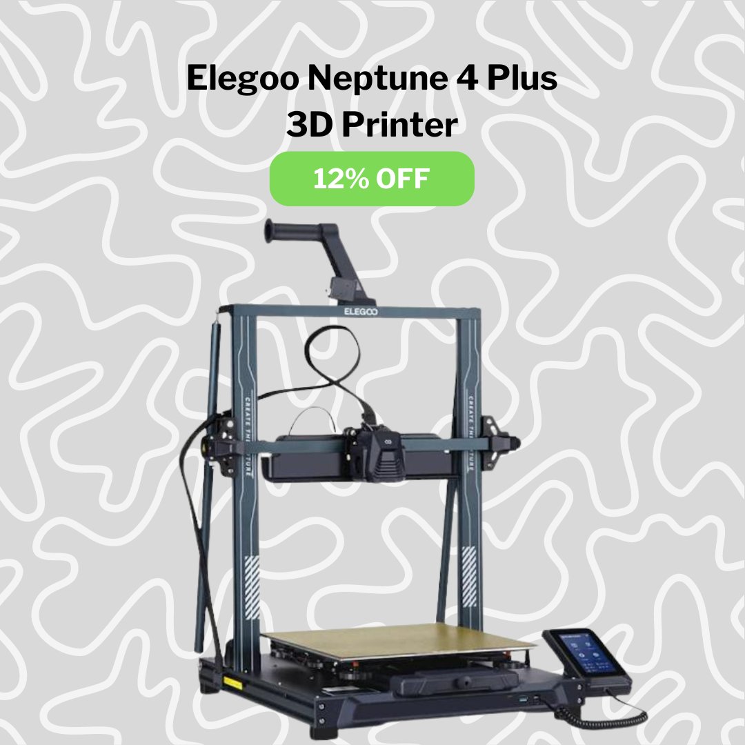 Discover #Elegoo's #Neptune series: Advanced #3DPrinters with large build volumes, superior print quality, and Wi-Fi connectivity. Perfect for all, from #hobbyists to #pros. Elevate your #3DPrinting experience.

matterhackers.com/r/llSRWS

#MatterHackers