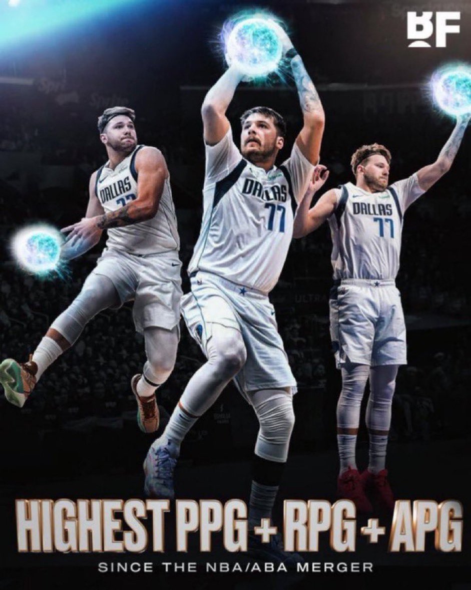 The year is 2038, Luka Doncic has found the cure for cancer, solved homelessness, fixed the housing market, and saved a cat stuck in a tree.... finishes 8th for MVP