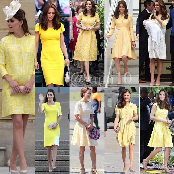 #PrincessOfWales Fashion Styles in Yellow Do you have a favorite or two