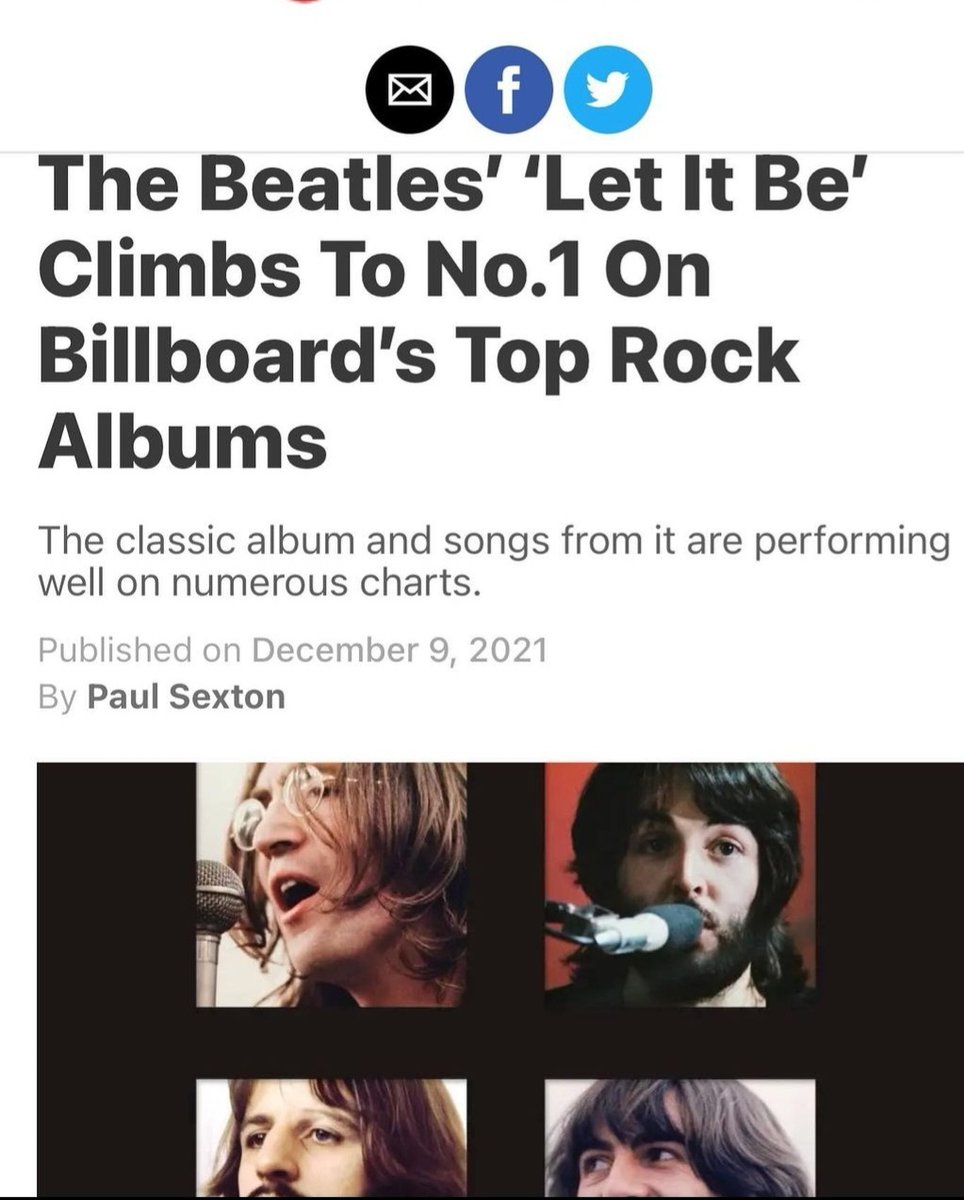 Remember : On December 2021 - The Beatles 'Let it Be' album tops the Billboard 'Top Rock Albums' chart for the second time since it is release.

#TheBeatles 
#LetItBe #SuperDeLuxe