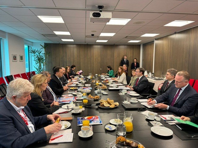 Meeting with Switzerland's 🇨🇭 High-level Delegation of MPs, discussing shared priorities between @UNDP + Switzerland on crisis response, prevention and governance. Highlighted the crucial role of #multilateralism to address global challenges for the #SDGs.