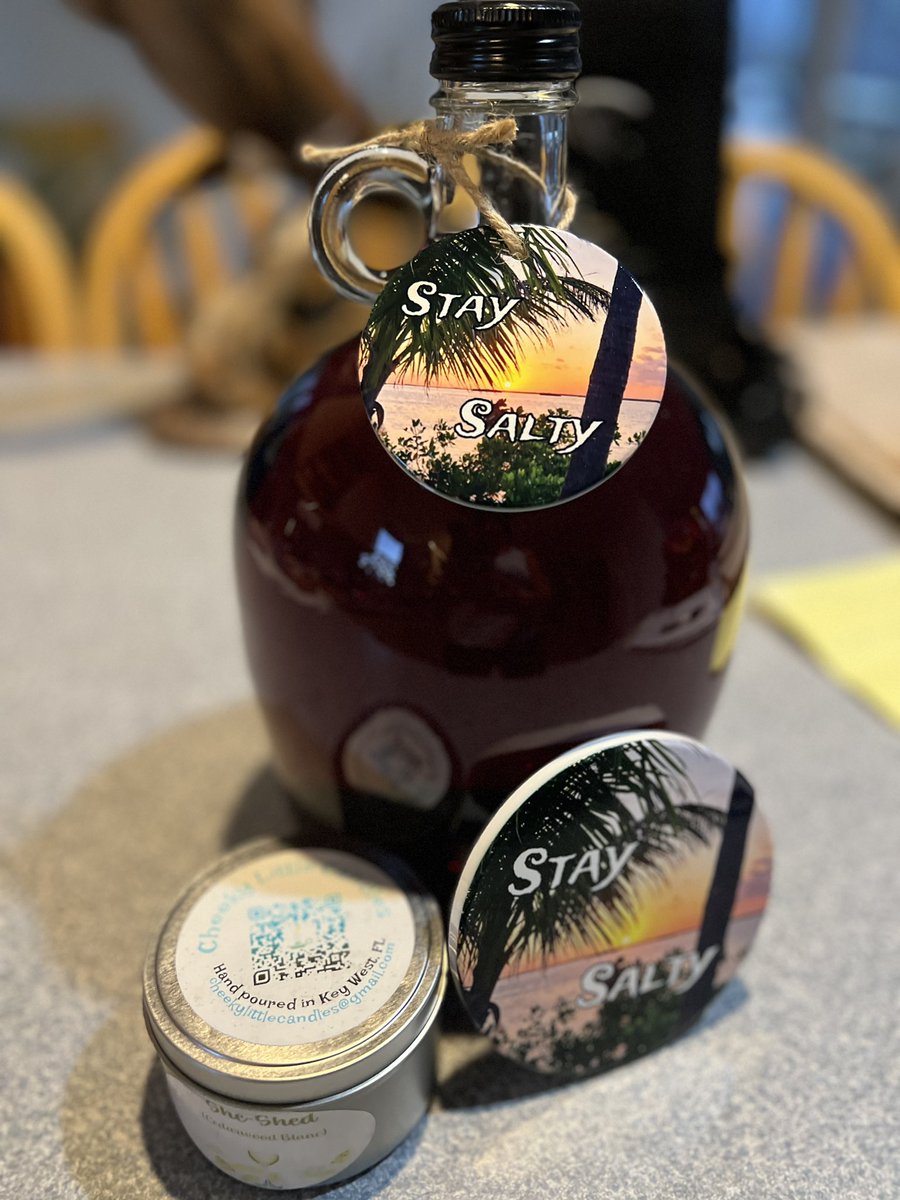 Awwww, just got a great send off gift from a friend❤️🥳 Makes my heart happy! #keywest #sheshed