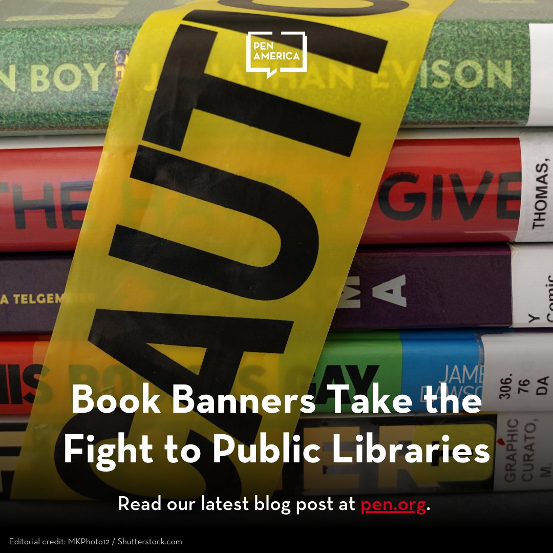 Not just school libraries: public libraries are also facing attacks over LGBTQ+ literature and books about sexual health. Read more at: pen.org/book-banners-t…