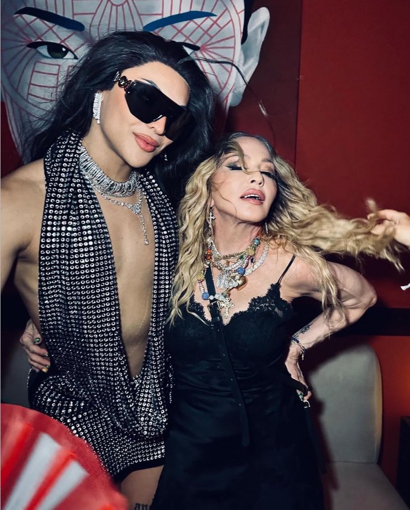 Madonna posta foto inédita com Pabllo Vittar no Instagram se despedindo da “Celebration Tour in Rio”.