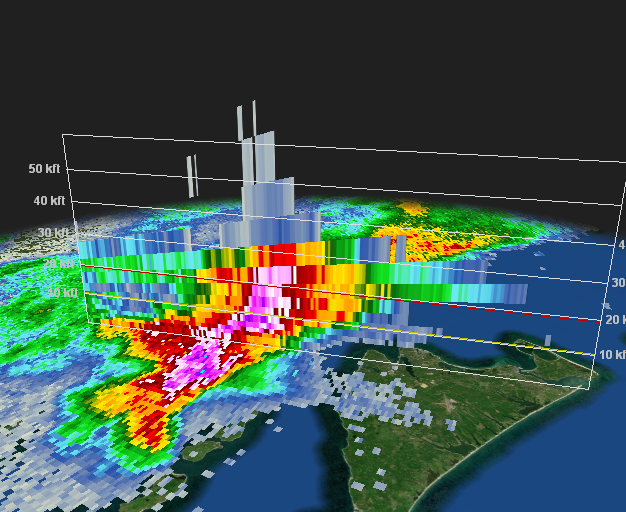 What a storm heading into Woods Hole from Buzzards Bay. Hail larger than golf balls possible here. An elevated mixed layer and significant effective shear is keeping these (elevated) supercells going even to the coast. Very unusual - especially for early May!