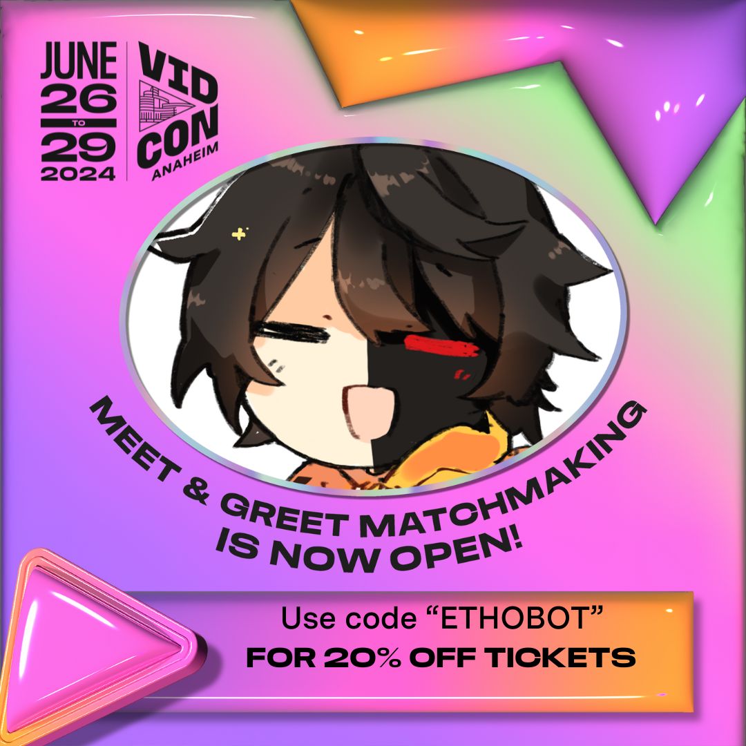 I’m doing a meet & greet @VidCon! The ONLY way to get a chance to meet me is to enter Meet & Greet Matchmaking before it closes on Wednesday, May 22 @ 5pm PT. Use my code to get your tickets NOW. Can’t wait to see you there! tixr.com/e/84636?pc=ETH…