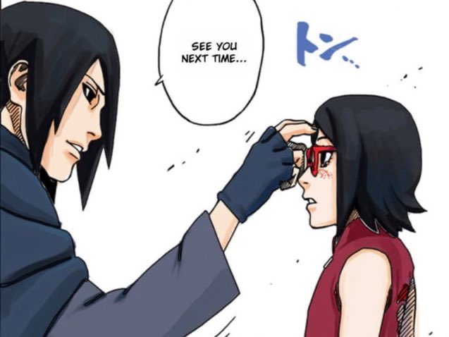 one thing boruto did right is make sasuke a girldad like this man would never have a son