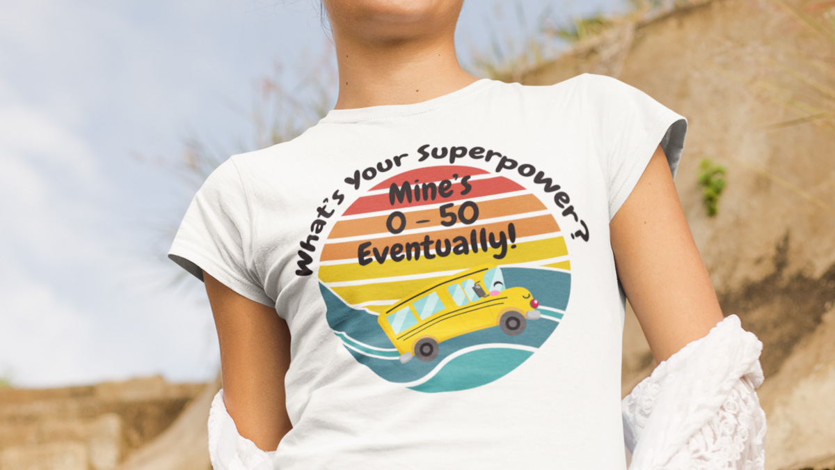 What's Your Superpower? Mines 0-50 Eventually! - Check out this and other skoolie designs at The Wild Skoolie here. wildsk.com/sos6z #skoolie #buslife #schoolbus #skoolielife #skoolieconversion