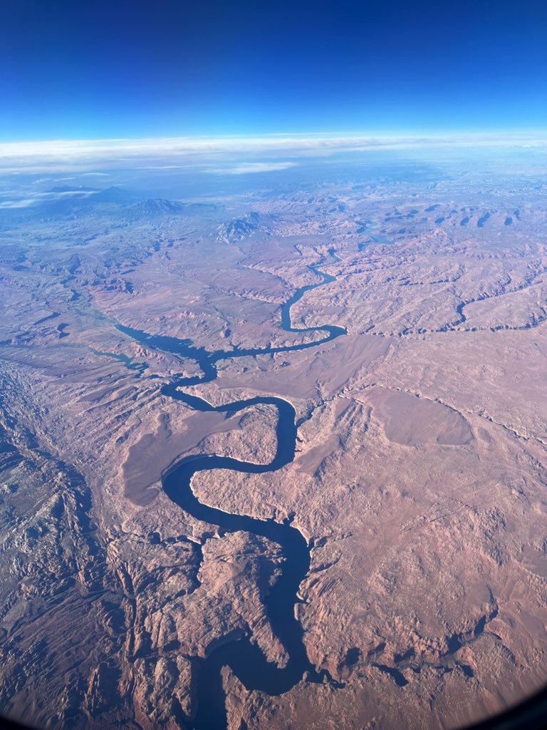 Colorado River as seen from the air on my way home from Texas. What a beautiful country God has blessed us with!
