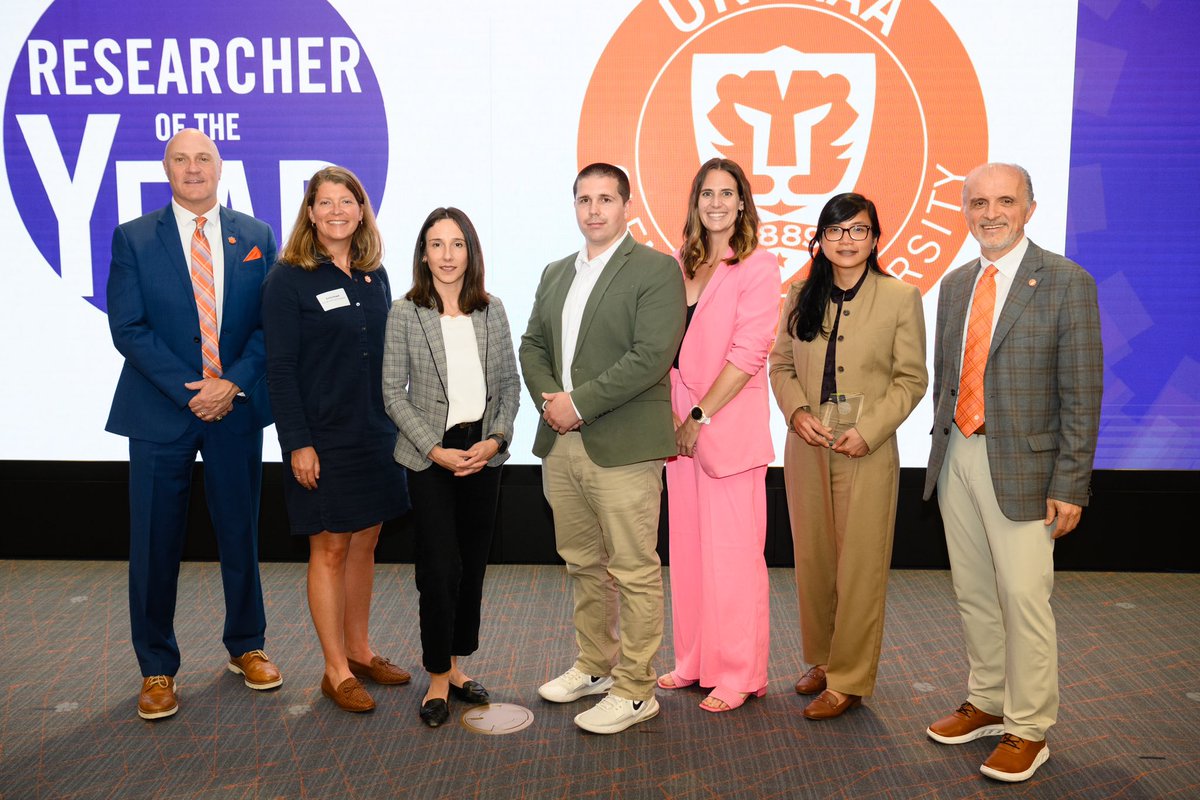 The research scholars at Clemson are unmatched. It was an honor to recognize these well-deserving individuals today at the 2024 Research Symposium!