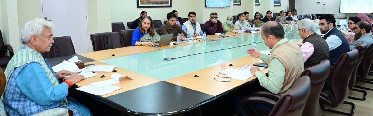 Lieutenant Governor Shri Manoj Sinha chaired a meeting to review the functioning of the Social Welfare Department. The meeting was attended by Sh. Santosh D Vaidya, Principal Secretary, Finance Department; Dr Mandeep Kumar Bhandari, Principal Secretary to Lt Governor; Ms Sheetal…