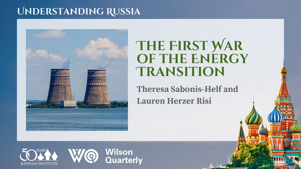 The Russia-Ukraine war is the war of the energy transition. @Lauren_Risi and Theresa Sabonis-Helf discuss how energy security and access to critical minerals have been severely impacted. That and more in the new issue of the WQ: #UnderstandingRussia buff.ly/3JOk1pq