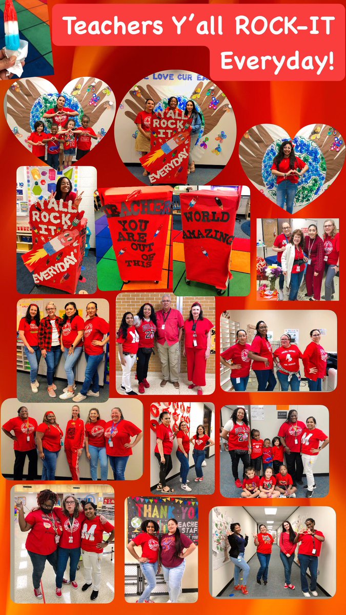 We are super blessed to have such amazing Administrators @Magrill_AISD ♥️ ‘Y’all ROCK-IT Everyday. Today Teachers got to dress in Red and enjoy a cool treat as well 😋 Thank you everyone @RR_Sweet @bksanchez7 @APEHernandez @mhernandez1_m @jcarbajal0913 @Primary_AISD