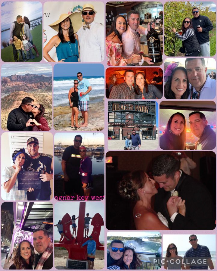 jerrymac13's tweet photo. Borrowed the Pic Collage my wife posted to FB for our 20th Anniversary today….shes not on Twitter/X so she won’t know 😂😂.  Happy 20th to the best wife, mom &amp; vacation planner there is.  Looking forward to our adventures for the next 20+ years! https://t.co/Se91CsRoWY