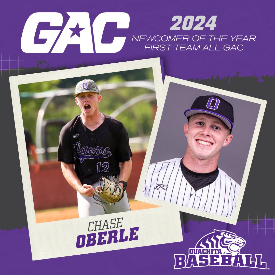 OuachitaBSB's tweet photo. Congrats to Chase for being named the GAC Newcomer of the Year and First Team All-GAC!
 https://t.co/KcjuKiX1RO | #theGAC | #RollTigs | #BringYourRoar 🐅 https://t.co/iqry3ylqJP