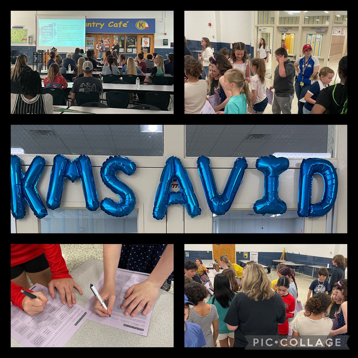 Great @AVID4College Meet and Greet for new #AVID students @KempsvilleMiddle! Loved watching the students begin to build relational capacity with their new #AVID family