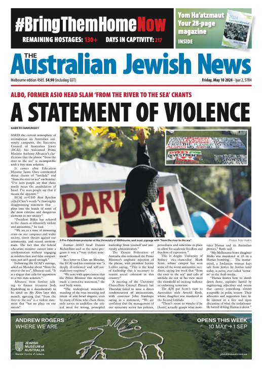 Amid the calls on campus for an 'intifada', we speak to Australian Arnold Roth, whose daughter Malki was murdered in the Second Intifada at the age of 15. australianjewishnews.com/a-statement-of…