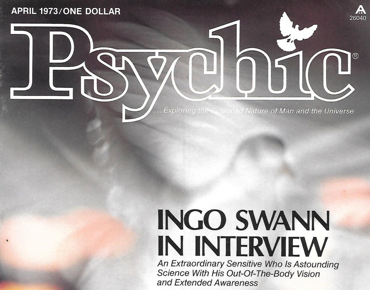 The article where I acquired my X name from! It was a 1973 Psychic Magazine interview with Ingo Swann.