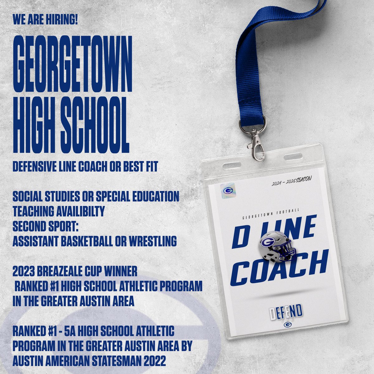 ✅ Amazing kids and leaders! ✅ Great Staff and atmosphere! ✅ Supportive administration and community! Join the Georgetown Eagle Family now! #EFND @Matt_Stepp817