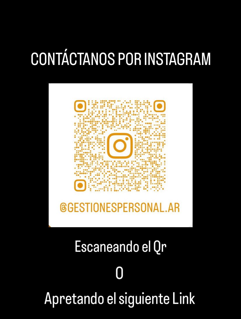 gestionesar's tweet image. instagram.com/gestionesperso…