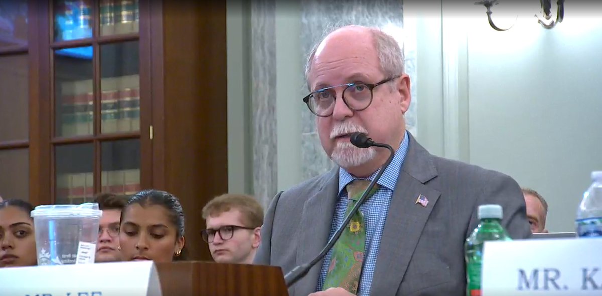 Alex_ITRC's tweet photo. Great job by the @IDTheftCenter's own @jeverettlee today in his testimony to the U.S. Senate Committee on Commerce, Science, &amp; Transportation about strengthening data security to protect consumers! P.S. - I spy the Starbucks cup again. 😉 https://t.co/IUBGg1sRl4