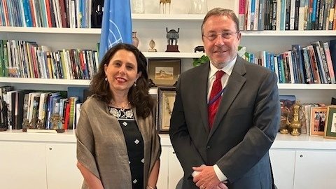 A good discussion with @SaraPantuliano, Chief Executive of @ODI_Global. We explored ways to enhance @UND+ODI collaboration as a 'policy platform' for advancing international development and multilateralism.