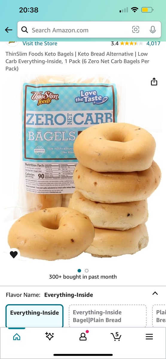 90cal bagel?? Edtwt has any1 tried these?