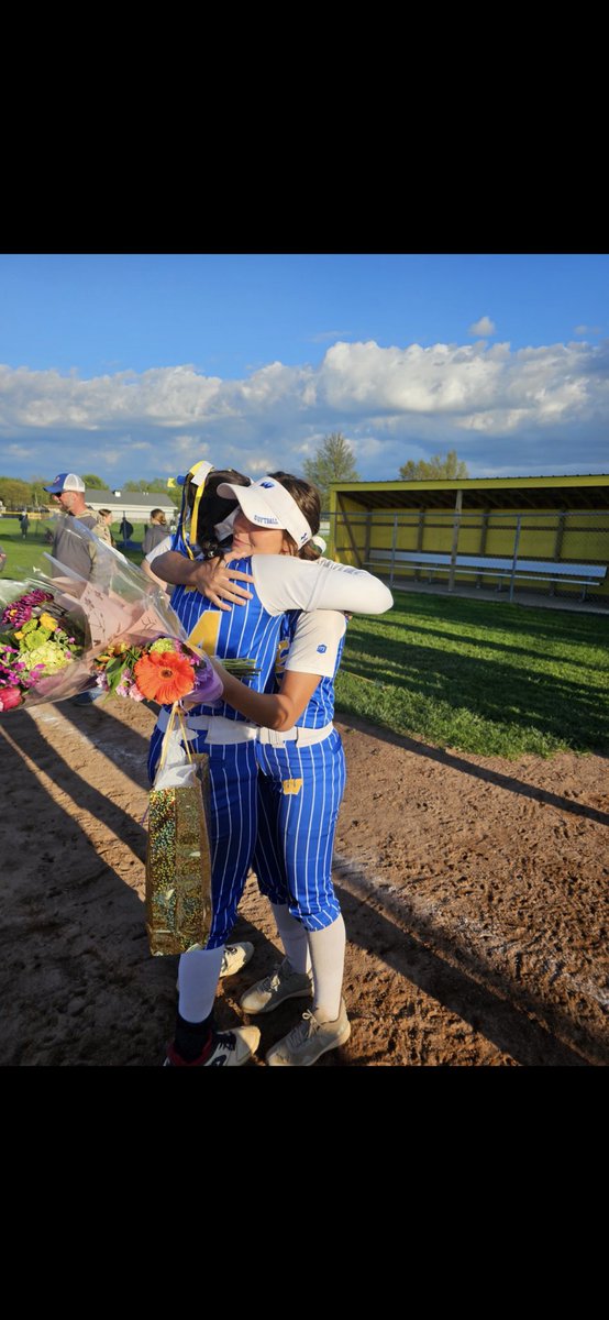 A day I thought would never come, Senior night. To the girls I’ve played with since I was 8 years old. Sad to see you go is an understatement. 💔💔🥹