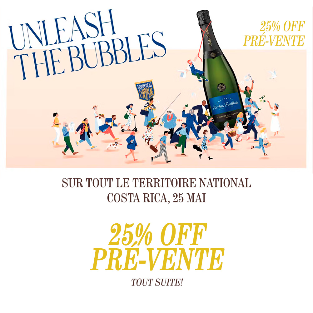 ﾟ･:*:･｡☆彡Champagnes 🍾Nicolas Feuillatteミ☆｡･:*:･ﾟ 🥂¡Y A   E S T Á N   E N   C A M I N O!🥂ﾟ･:*¡25% OFF AL ORDENAR EN PRE-VENTA!*:･ﾟ [ wain.cr/collections/ni… ] ﾟ･:*･[Nicolá Feuyat]･*:･ﾟ
Tradición🥂Innovación🥂Sostenibilidad #CostaRica #costaricaexpats