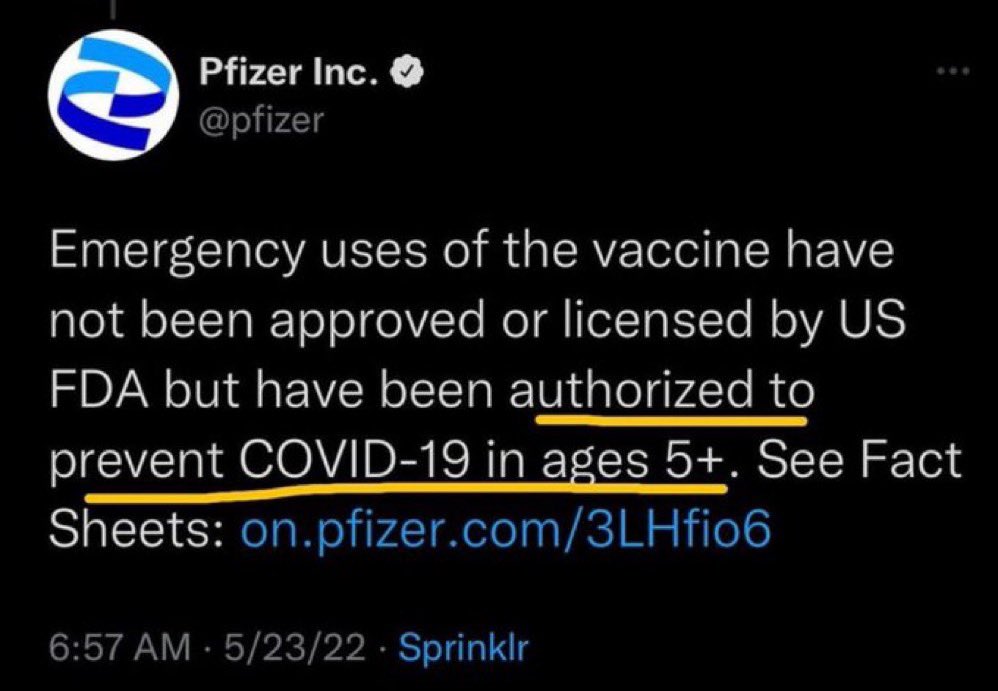 'Nobody ever said that the Covid-19 vaccines prevent transmission.' 🤡🤡 This post from Pfizer is still up, today.